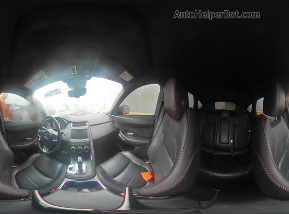 SADF12FX2L1Z90143 2020 JAGUAR E-PACE Red Widok wnętrza 360 stopni