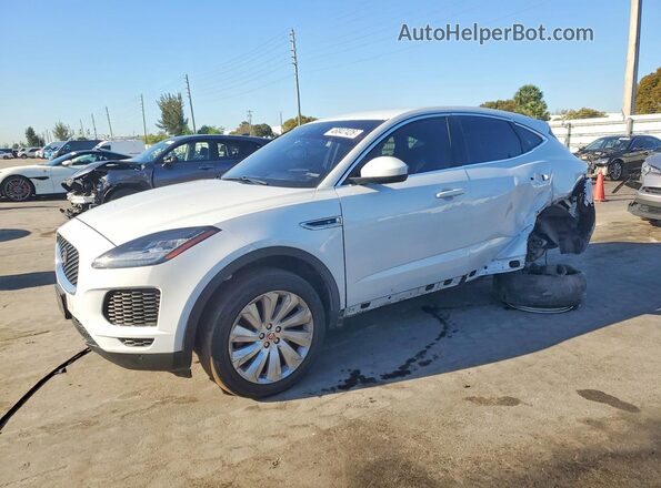 SADFJ2FX1J1Z01675 2018 JAGUAR E-PACE Белый Передняя левая четверть