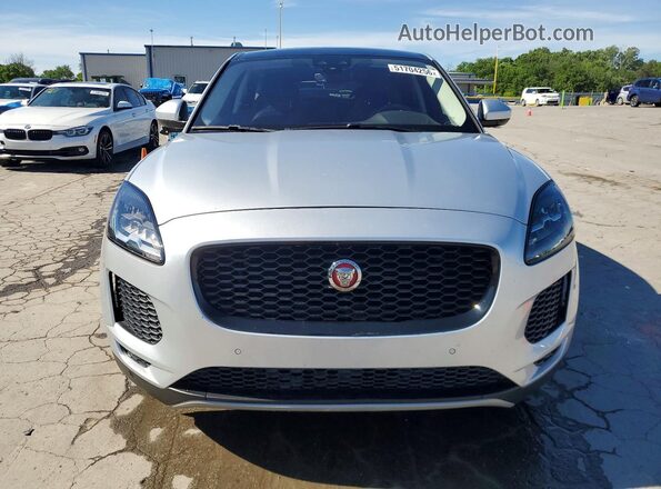 SADFJ2FX5K1Z51433 2019 JAGUAR E-PACE Silver Widok z przodu