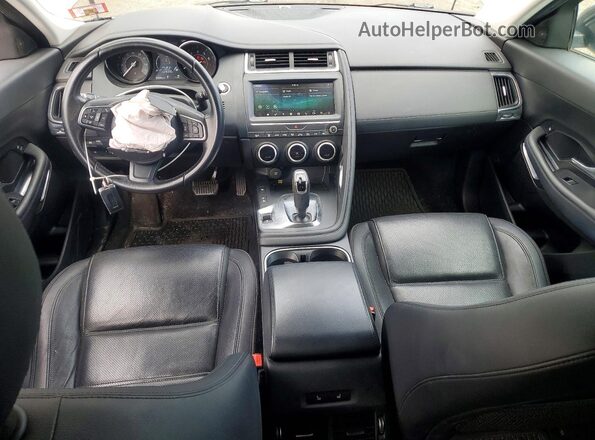 SADFJ2FX9K1Z34554 2019 JAGUAR E-PACE Серый Вид панели приборов