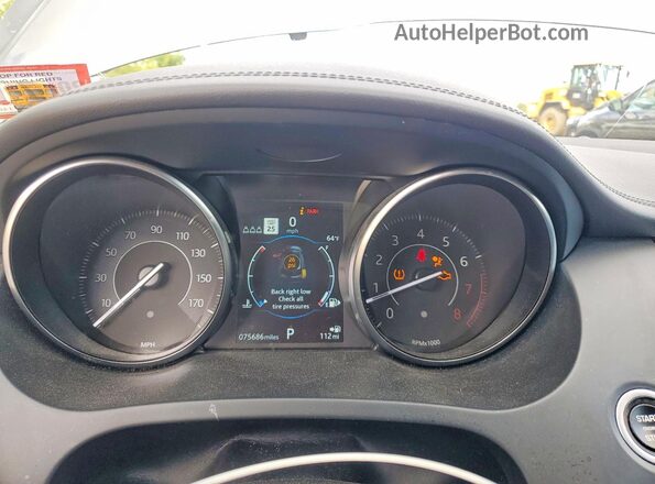 SADFJ2FX9K1Z34554 2019 JAGUAR E-PACE Серый Вид щитка приборов