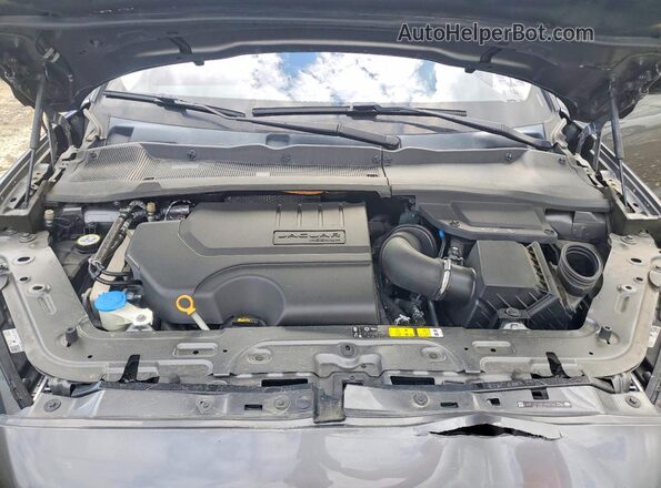 SADFJ2FX9K1Z34554 2019 JAGUAR E-PACE Серый Вид подкапотного пространства