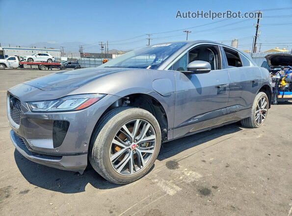 SADHB2S18K1F73022 2019 JAGUAR I-PACE Gray წინა მარცხენა ხედი სამი მეოთხედიდან