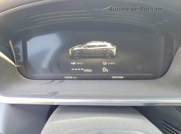 SADHC2S15K1F75369 2019 JAGUAR I-PACE Silver ხელსაწყოთა პანელის ხედი