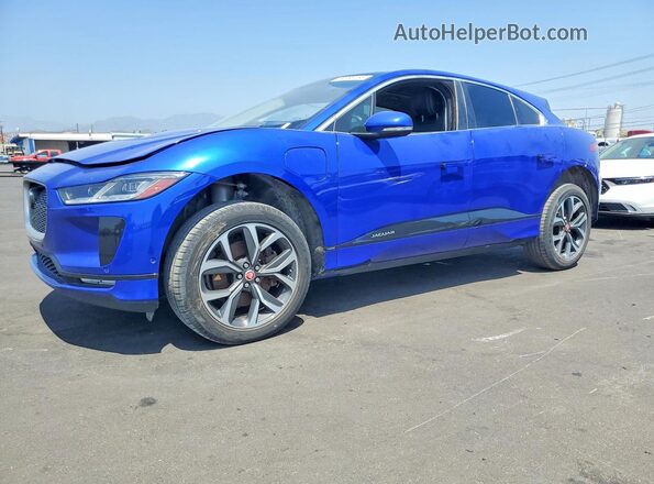 SADHD2S12K1F72779 2019 JAGUAR I-PACE Синий Передняя левая четверть