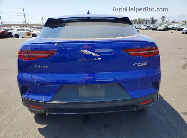 SADHD2S12K1F72779 2019 JAGUAR I-PACE Синий Вид сзади