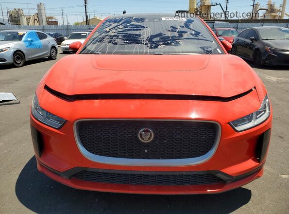 SADHD2S14K1F60228 2019 JAGUAR I-PACE Orange Widok z przodu