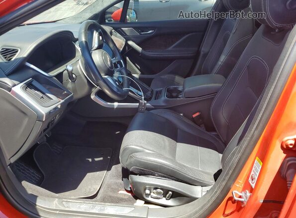 SADHD2S14K1F60228 2019 JAGUAR I-PACE Orange Widok wnętrza z przodu