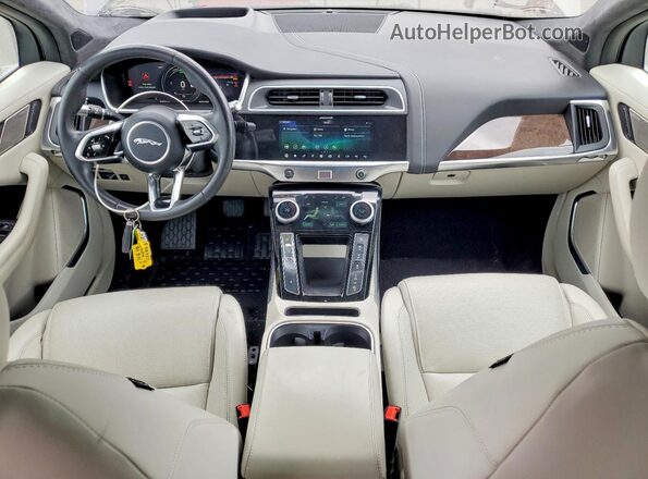 SADHD2S15K1F68757 2019 JAGUAR I-PACE Gray Вид панелі приладів