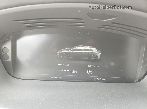 SADHD2S18K1F68882 2019 JAGUAR I-PACE Gray ხელსაწყოთა პანელის ხედი