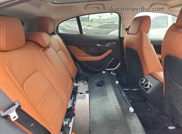 SADHD2S18K1F68882 2019 JAGUAR I-PACE Gray უკანა სალონის ხედი