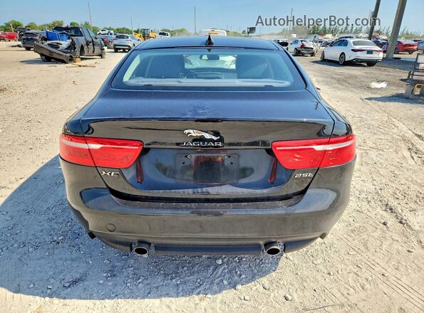 SAJAD4BG4HA975487 2017 JAGUAR XF Black Вид ззаду