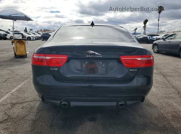 SAJAD4FX7JCP28596 2018 JAGUAR XF Черный Вид сзади