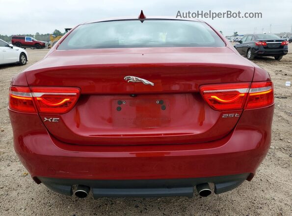 SAJAD4FX9JCP25344 2018 JAGUAR XF Красный Вид сзади