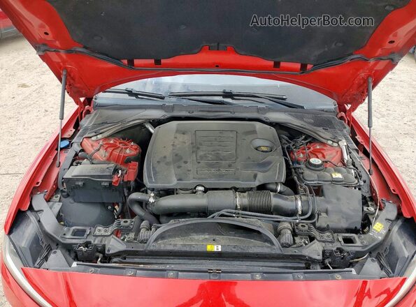 SAJAE4FX5LCP58471 2020 JAGUAR XF Красный Вид подкапотного пространства