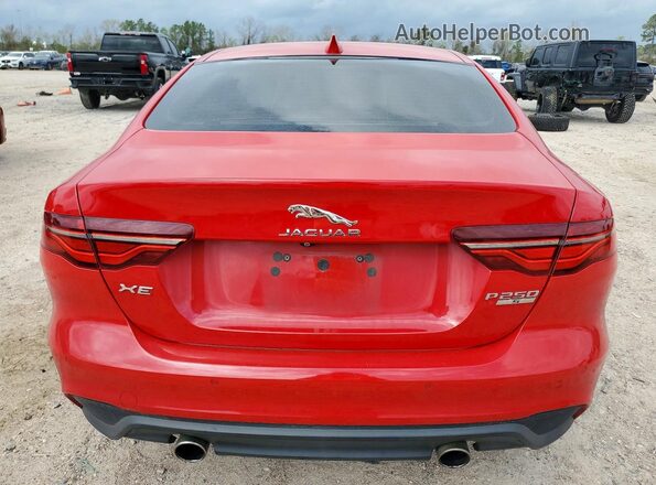 SAJAE4FX5LCP58471 2020 JAGUAR XF Красный Вид сзади
