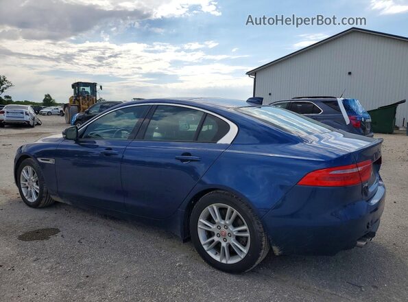 SAJAJ4BN8HA945142 2017 JAGUAR XF Blue უკანა მარცხენა