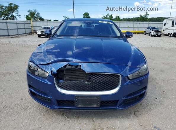 SAJAJ4BN8HA945142 2017 JAGUAR XF Blue წინა ხედი