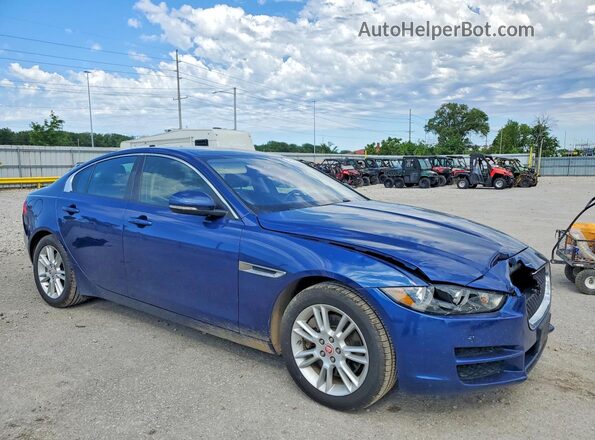 SAJAJ4BN8HA945142 2017 JAGUAR XF Blue წინა მარჯვენა
