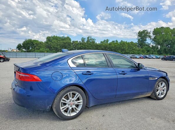 SAJAJ4BN8HA945142 2017 JAGUAR XF Blue უკანა მარჯვენა