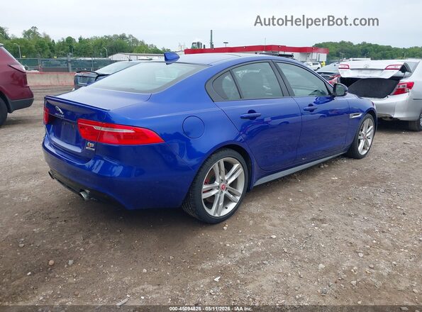 SAJAM4FV1JCP16992 2018 JAGUAR XF Blue უკანა მარჯვენა