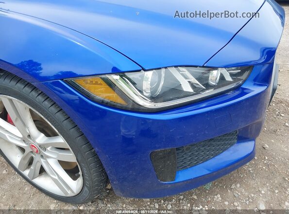 SAJAM4FV1JCP16992 2018 JAGUAR XF Blue წინა ხედი