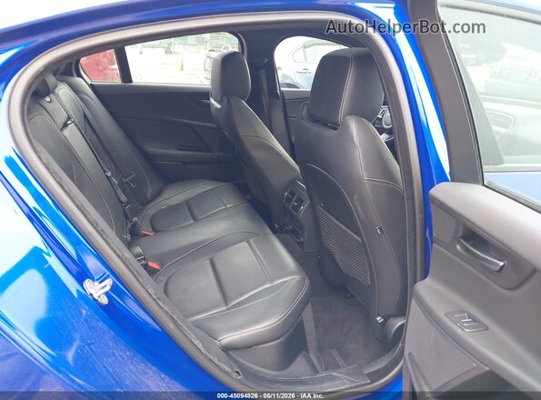 SAJAM4FV1JCP16992 2018 JAGUAR XF Blue VIN კოდის სტიკერის ხედი
