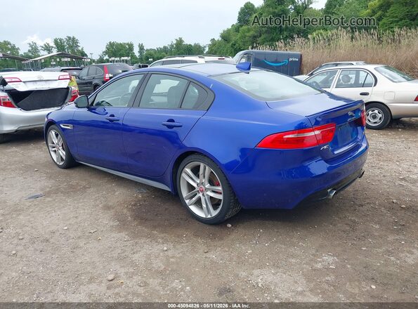 SAJAM4FV1JCP16992 2018 JAGUAR XF Blue უკანა მარცხენა