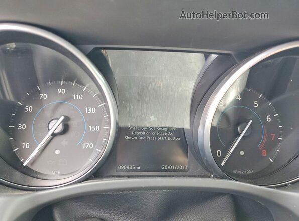 SAJAR4BG5HA958845 2017 JAGUAR XF Black Widok zestawu wskaźników
