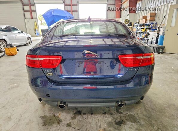 SAJAR4BG9HA972795 2017 JAGUAR XF Blue Widok z tyłu
