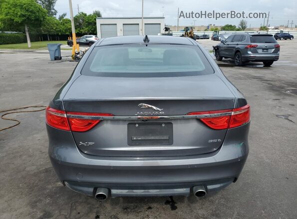 SAJBD4BV8GCY10046 2016 JAGUAR XF Gray Հետևի տեսք