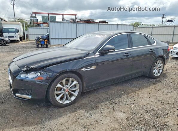 SAJBD4FX5JCY58090 2018 JAGUAR XF Black Przód lewy
