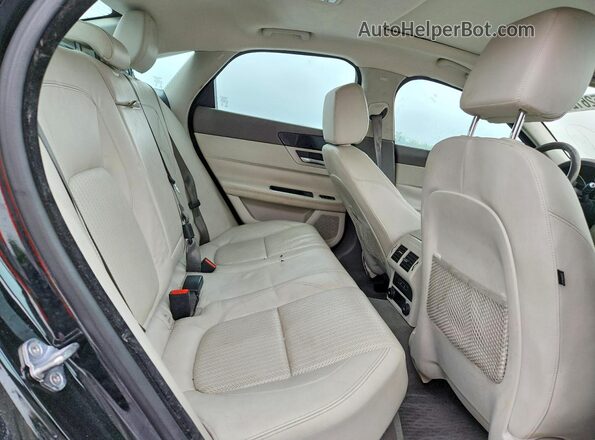 SAJBE4BV1GCY13495 2016 JAGUAR XF Черный Вид задних сидений