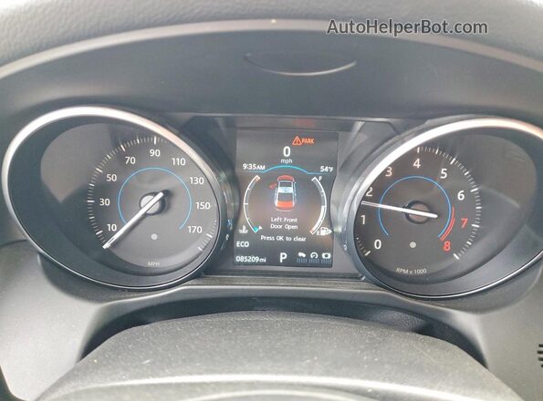 SAJBE4BV2GCY08984 2016 JAGUAR XF Gray Вид щитка приладів