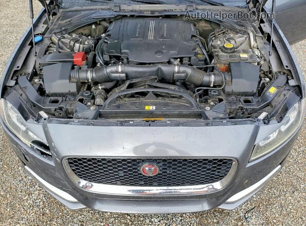 SAJBE4BV2GCY08984 2016 JAGUAR XF Gray Вид задньої частини салону