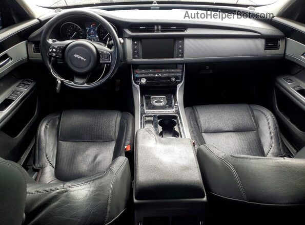 SAJBE4BV2GCY08984 2016 JAGUAR XF Gray Вид панелі приладів