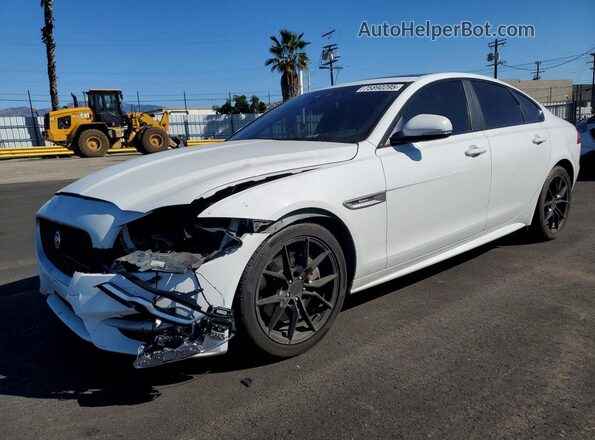 SAJBF4BV5GCY13402 2016 JAGUAR XF White წინა მარცხენა ხედი სამი მეოთხედიდან