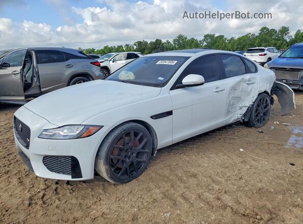 SAJBG4FV9JCY55697 2018 JAGUAR XF Белый Передняя левая четверть