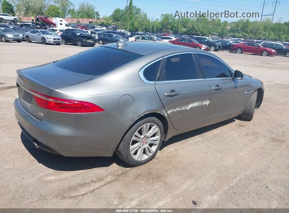 SAJBJ4BV4HCY43054 2017 JAGUAR XF Серый Задняя правая четверть