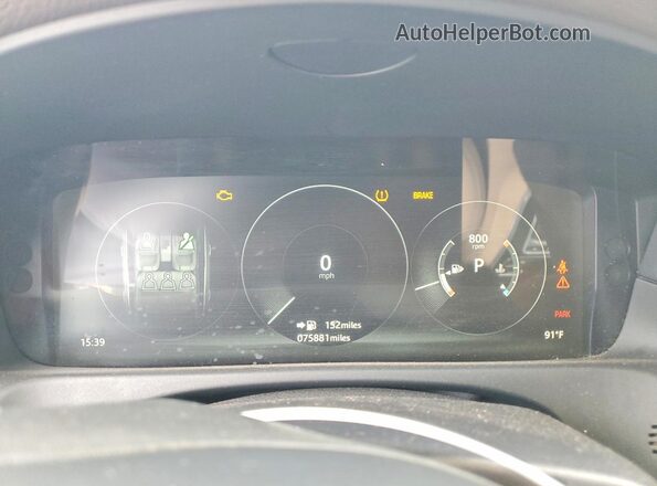 SAJBK4BV0HCY26717 2017 JAGUAR XF Tan Widok zestawu wskaźników