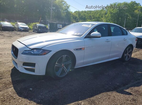 SAJBL4FX1JCY55237 2018 JAGUAR XF White Передня ліва чверть
