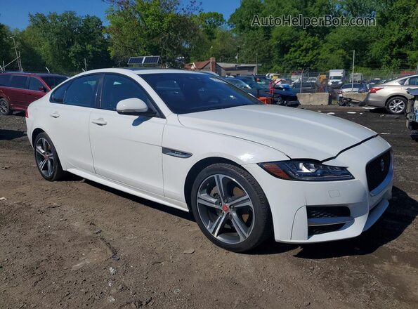 SAJBL4FX1JCY55237 2018 JAGUAR XF White Передня права чверть