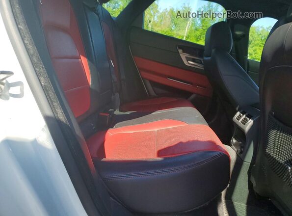 SAJBL4FX1JCY55237 2018 JAGUAR XF White Вид задніх сидінь