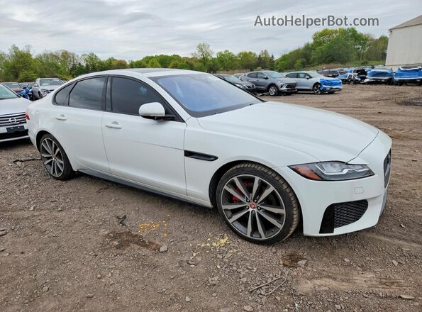 SAJBM4BV4HCY49122 2017 JAGUAR XF White Przód prawy