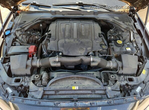 SAJBS4BV5HCY29077 2017 JAGUAR XF Black Widok wnętrza z tyłu