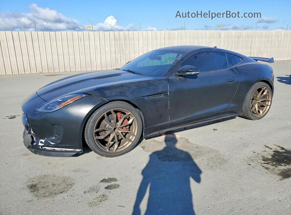 SAJDD1EV8JCK54458 2018 JAGUAR F-TYPE Черный Передняя левая четверть