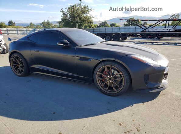 SAJDD1EV8JCK54458 2018 JAGUAR F-TYPE Черный Передняя правая четверть