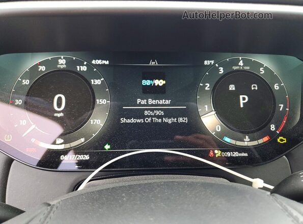 SAL1L9E99SA471111 2025 LAND ROVER RANGE Серый Вид щитка приборов