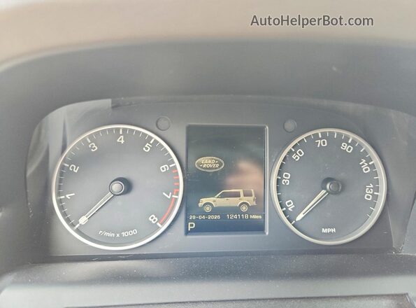 SALAG2V60GA792897 2016 LAND ROVER LR4 White Widok zestawu wskaźników