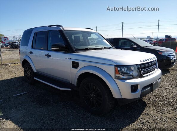 SALAG2V60GA804661 2016 LAND ROVER LR4 Серебряный Передняя правая четверть